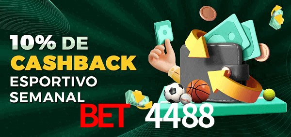 10% de bônus de cashback na Bet 4488