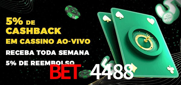 Promoções do cassino ao Vivo Bet 4488